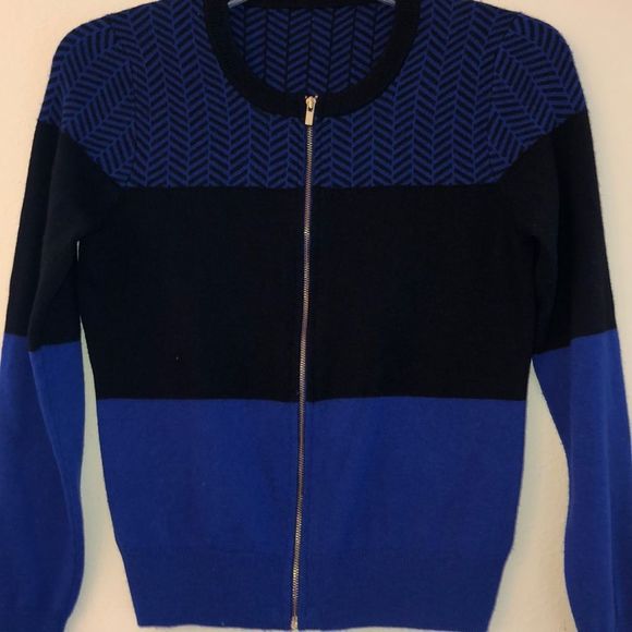 Banana Republic Zipper Cardigan Sweater Size Small - Picture 2 of 3